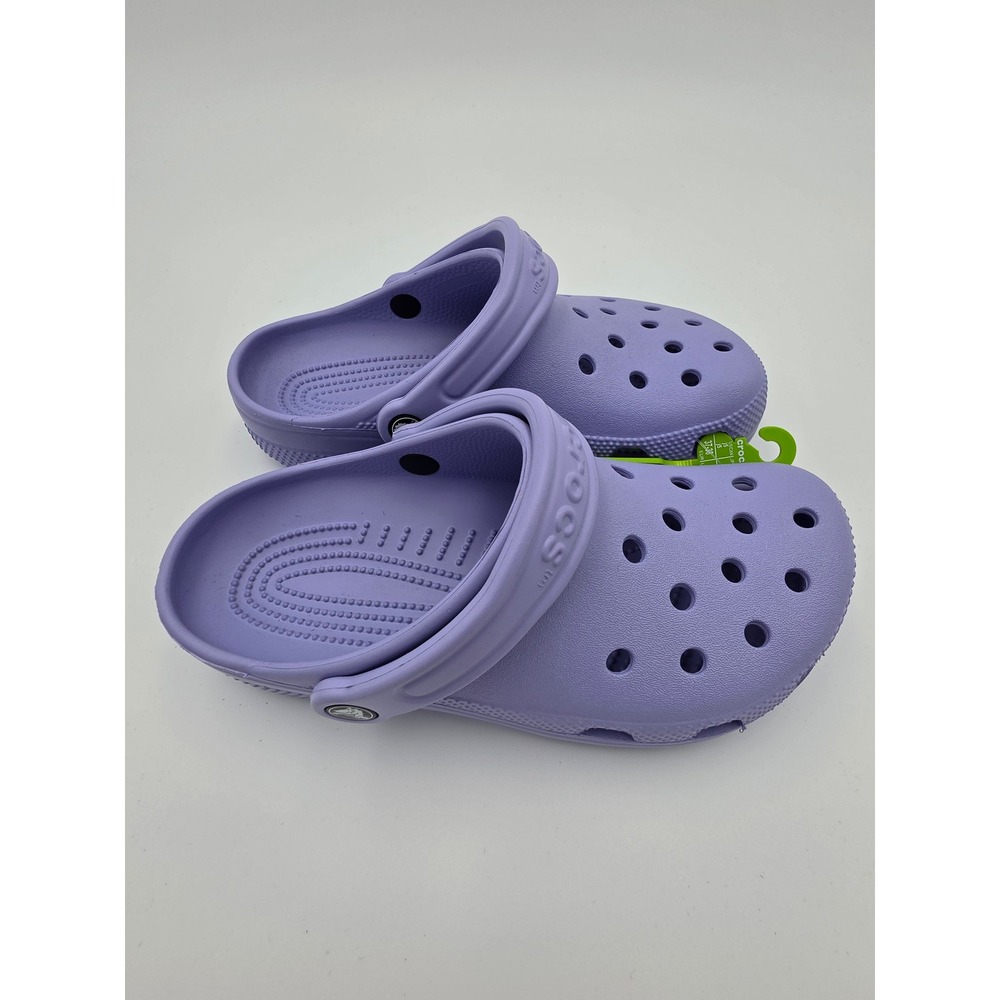 Crocs Classic Clog Kids Lavender Purple Shoes Size J5, NWT